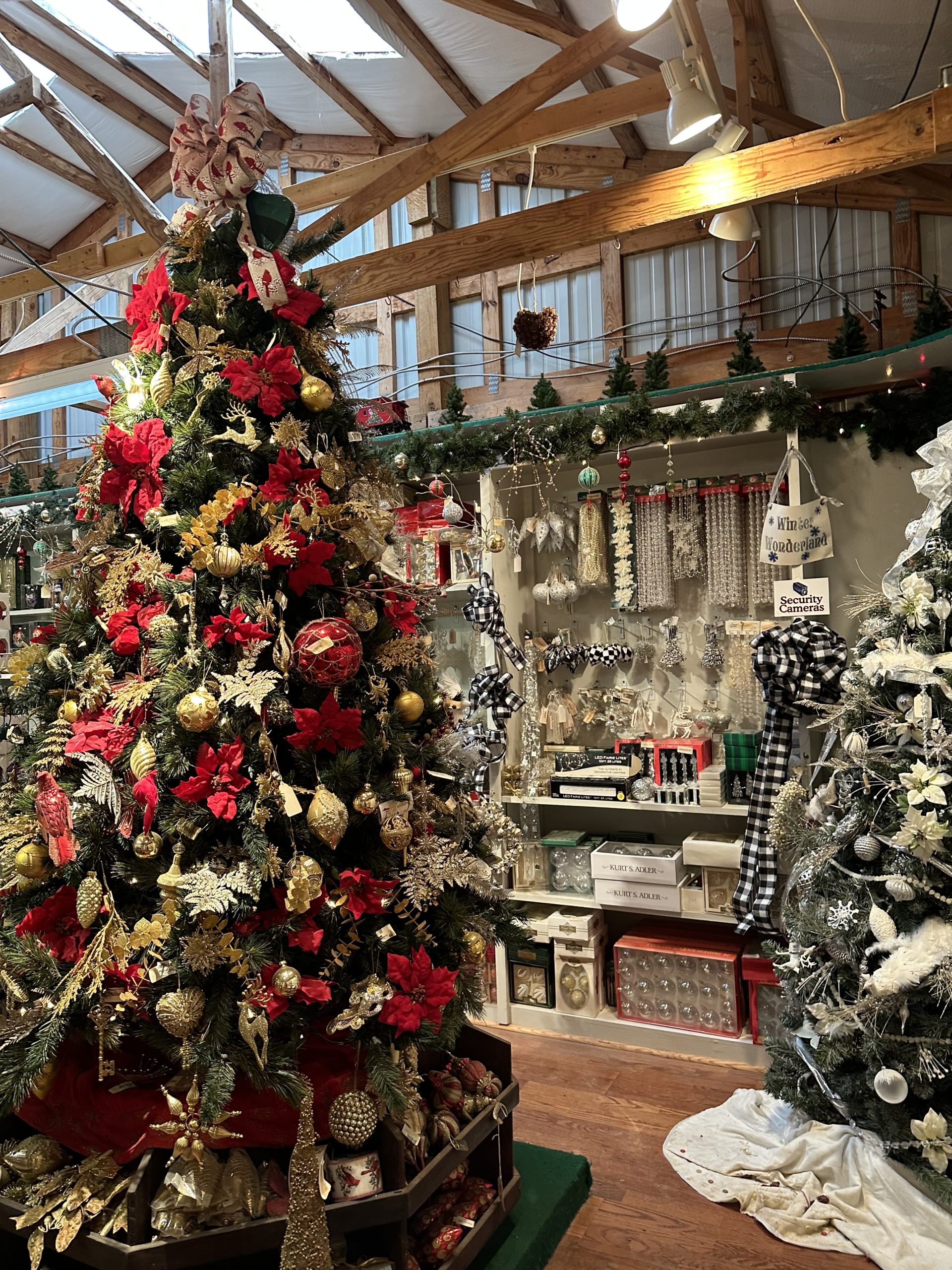 Christmas Trees and Fresh Wreaths at Sugar Plum Farms Oak Creek Cabin